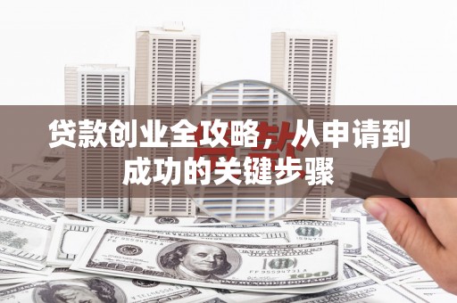 龙陵贷款创业全攻略，从申请到成功的关键步骤