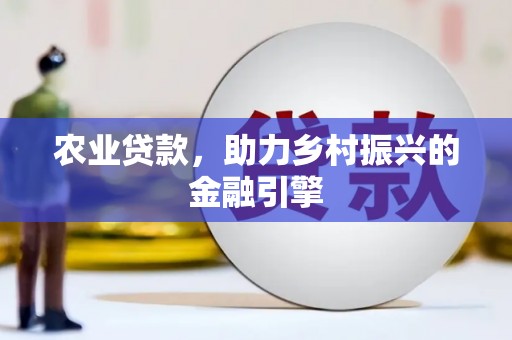 龙陵农业贷款，助力乡村振兴的金融引擎