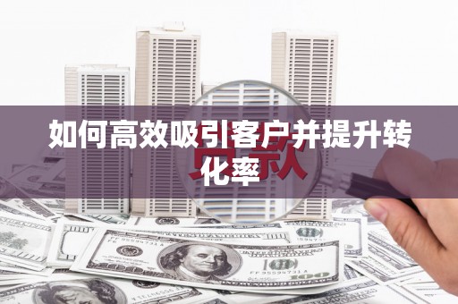 龙陵如何高效吸引客户并提升转化率