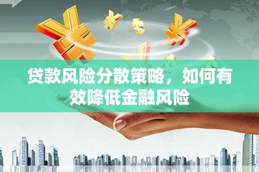 龙陵贷款风险分散策略，如何有效降低金融风险
