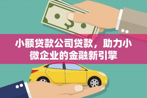 龙陵小额贷款公司贷款，助力小微企业的金融新引擎