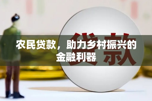 龙陵农民贷款，助力乡村振兴的金融利器