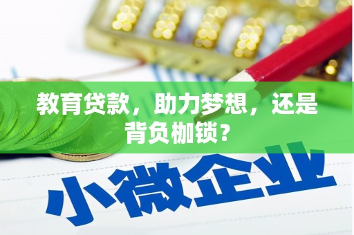 龙陵教育贷款，助力梦想，还是背负枷锁？