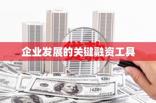 龙陵企业发展的关键融资工具