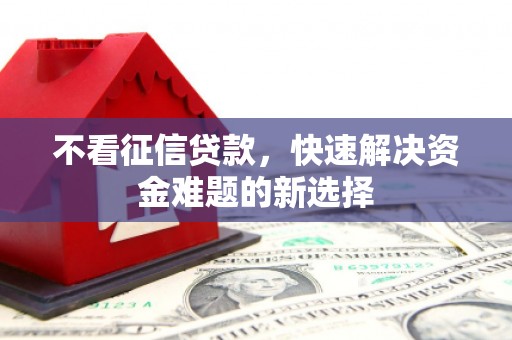 龙陵不看征信贷款，快速解决资金难题的新选择