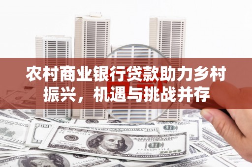 龙陵农村商业银行贷款助力乡村振兴，机遇与挑战并存