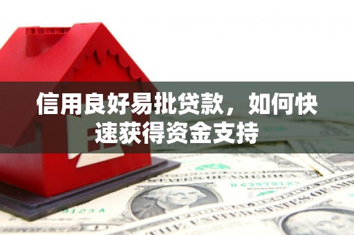 龙陵信用良好易批贷款，如何快速获得资金支持