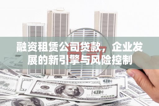 龙陵融资租赁公司贷款，企业发展的新引擎与风险控制