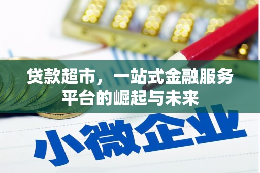龙陵贷款超市，一站式金融服务平台的崛起与未来