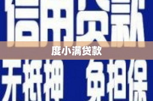 龙陵度小满贷款
