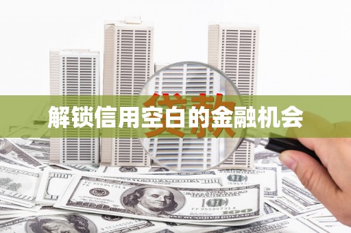 龙陵解锁信用空白的金融机会